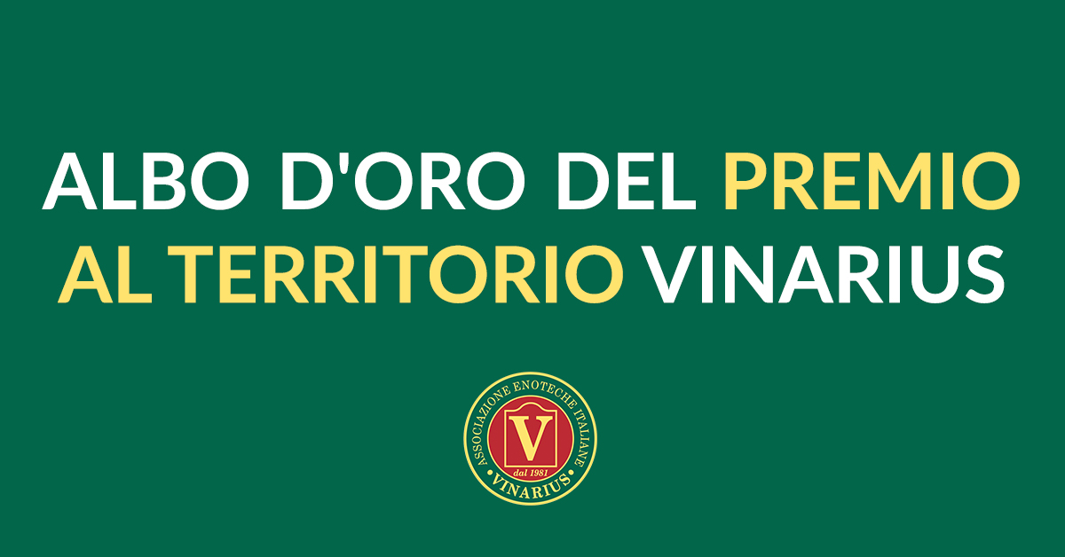 albo d'oro del premio al territorio vinarius